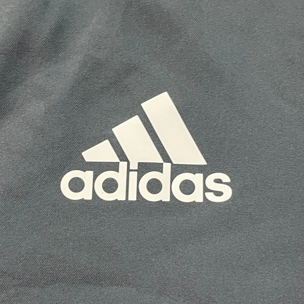 Adidas Baseball Pullover Mens L Grey 1/4 Zip Short Sleeve Training Wind Shirt